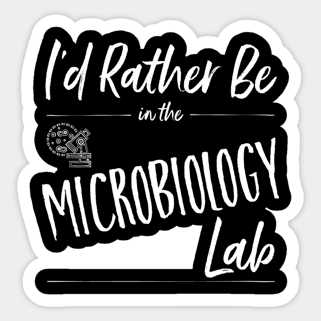 Microbiology lab design Sticker by bbreidenbach